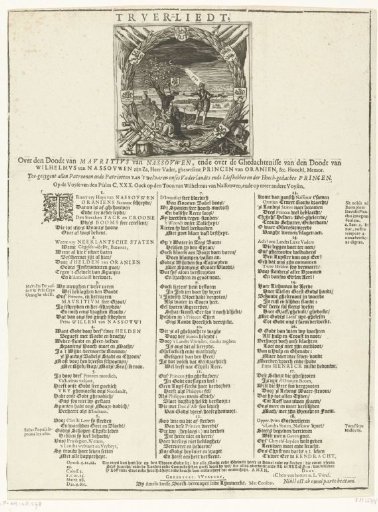Elegy on the death of Prince Maurice, 1625