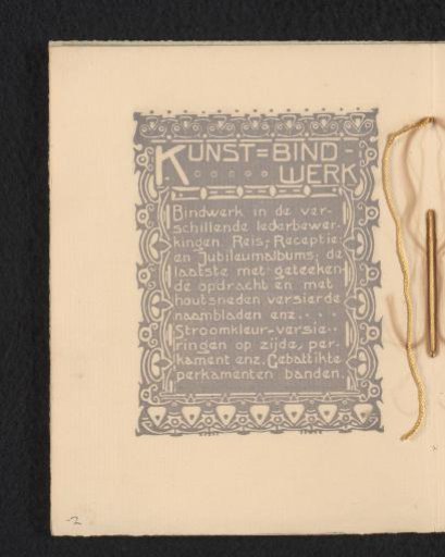 Description of various bookbinding styles by Loeber & Smits
