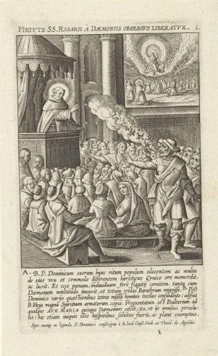 Saint Dominic Drives Out Heresy by Means of the Rosary