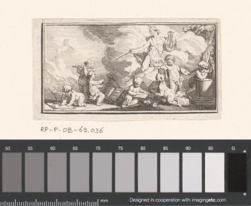 Apollo with Music-Making and Painting Putti