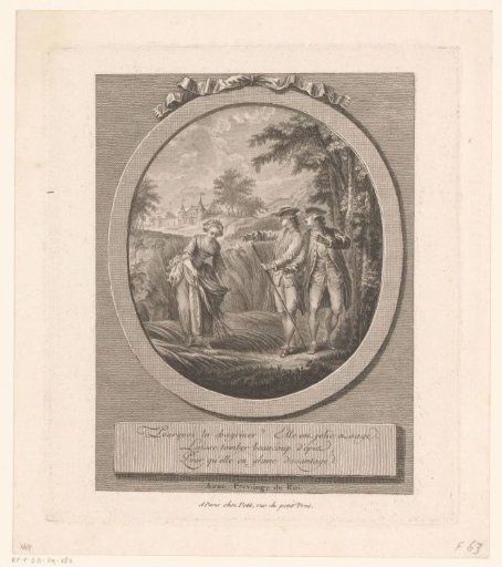 Two men and a woman on a cornfield