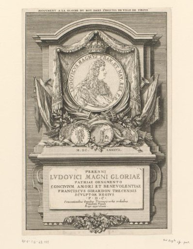 Monument in Honor of Louis XIV in the Town Hall of Troyes