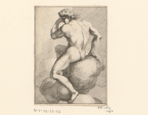 Young Man on Clouds, Possibly Ganymede