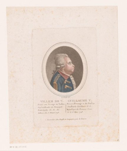 Portrait of William V of Orange-Nassau