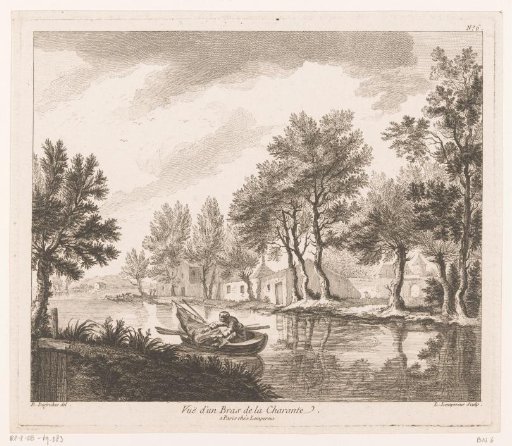 Skiff on the Charente