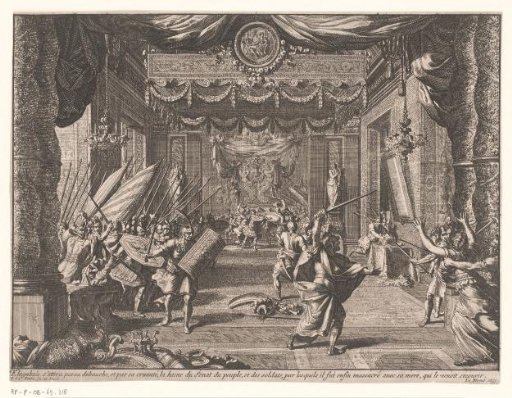 Heliogabalus Murdered by the Senate and Soldiers with His Mother