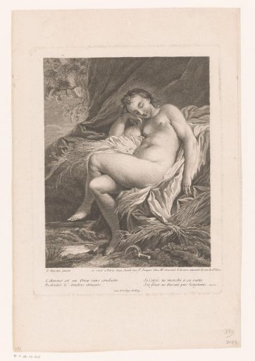 Naked Sleeping Woman at the Foot of a Tree