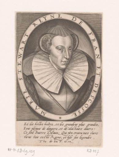 Portrait of Mary I Stuart, Queen of Scotland