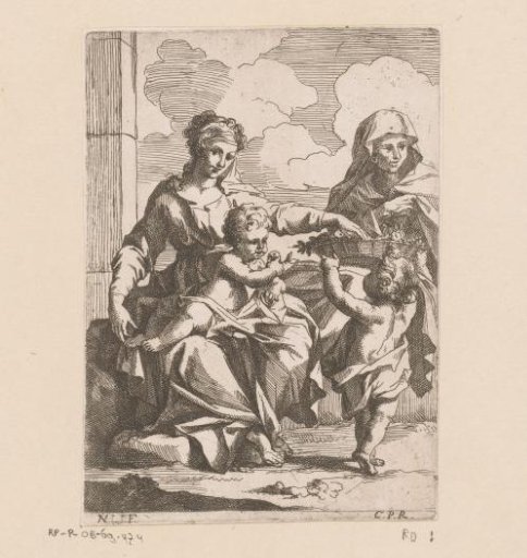 Mary with Child, John and Elizabeth
