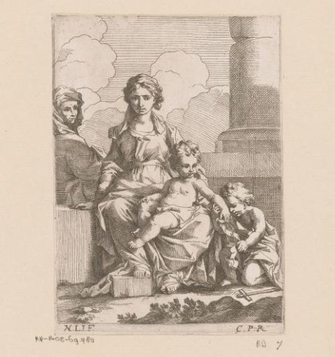 Mary with Child, John and Elizabeth