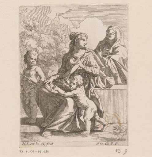 Mary with Child, John and Elizabeth