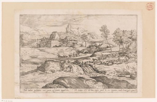 Landscape with River and Cascade in the Foreground