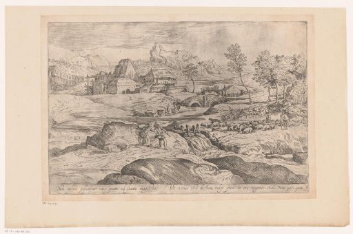 Landscape with River and Cascade in the Foreground