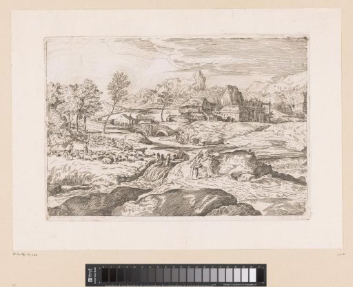 Landscape with River and Cascade in the Foreground
