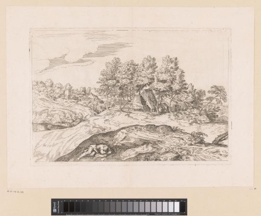 Landscape with a Sleeping Man in the Foreground