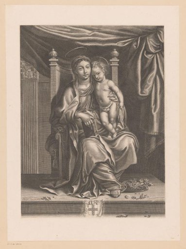 Crowned Mary with Child