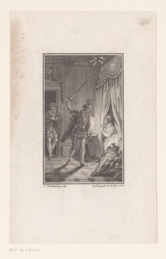 Man Woken by a Man with a Sword