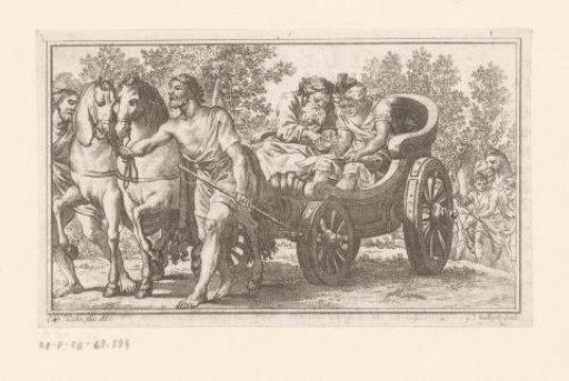 Philip explains the Scripture to the Egyptian eunuch on his chariot