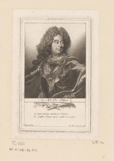 Portrait of Claude Louis Hector, Duke of Villars