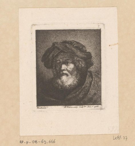 Portrait of an Old Man with Beard and Cap