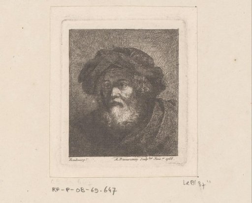 Portrait of an Old Man with Beard and Cap