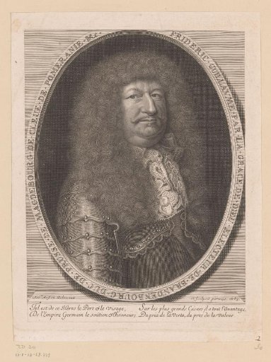 Portrait of Frederick William I of Brandenburg