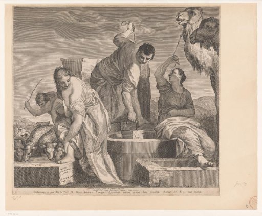 Jacob giving the flock of Rachel to drink