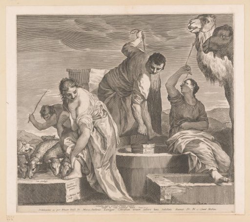 Jacob giving the flock of Rachel to drink