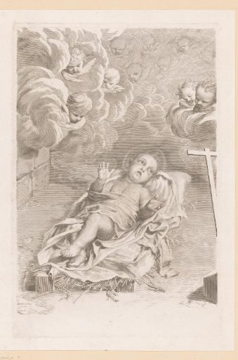 Christ in the manger