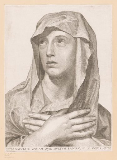 Mary with crossed hands