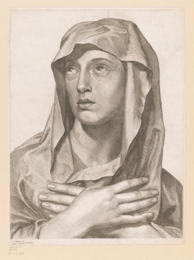 Mary with crossed hands