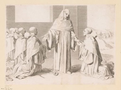 Saint Bernard Receives New Monks in Clairvaux
