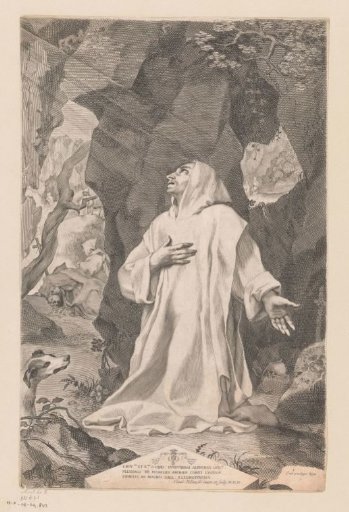 Saint Bruno Kneeling in a Cave