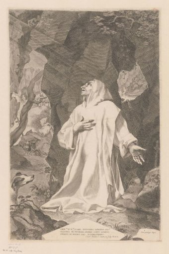 Saint Bruno Kneeling in a Cave