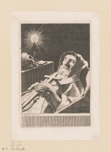 Death portrait of St. Francis of Paola (Francesco da Paola)
