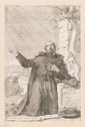 St. Ignatius of Loyola in ecstasy