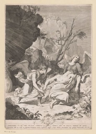 Mary Magdalene supported by two angels