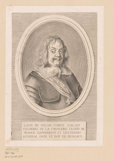 Portrait of Louis-Emmanuel de Valois, Count of Alais and Duke of Angoulême