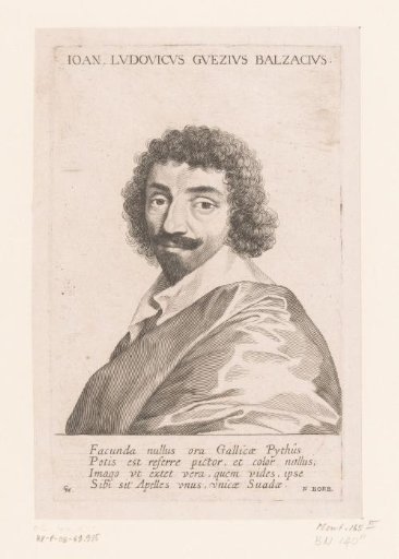Portrait of Jean-Louis Guez de Balzac