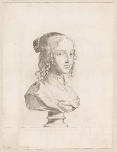 Portrait bust of Henrietta Anne of England