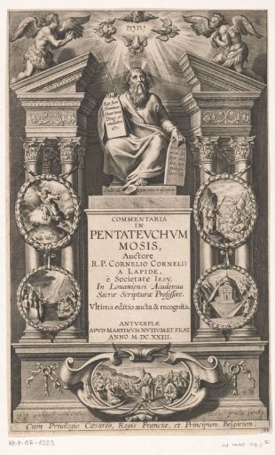 Moses and five scenes from the Pentateuch
