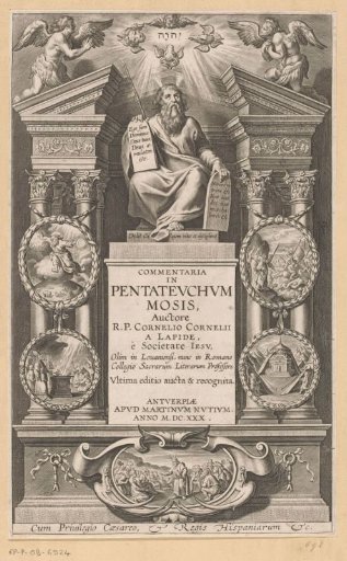 Moses and five scenes from the Pentateuch
