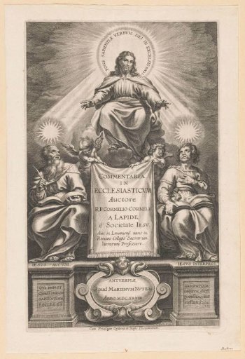 Seated Christ with Two Men
