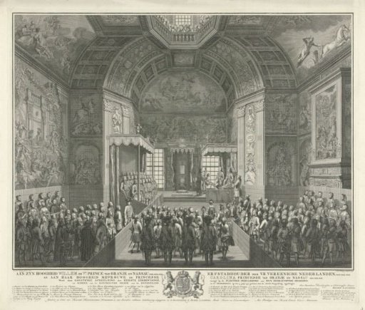 Inauguration of Prince William V as Knight of the Order of the Garter, 1752