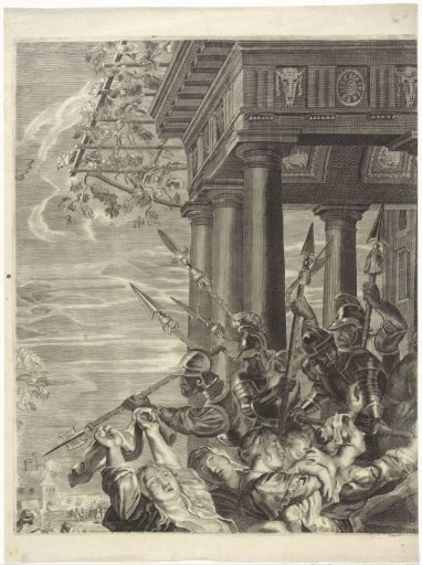 Massacre of the Innocents at Bethlehem, center top