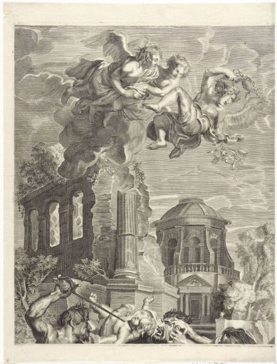 Massacre of the Innocents at Bethlehem, upper left