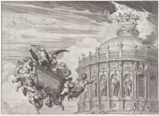 Promotion Print of Claudius von Collalto (1645), Upper Part