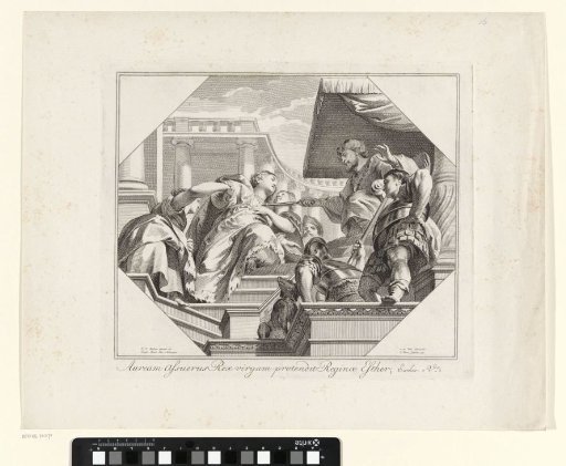 King Ahasuerus Extends His Golden Scepter to Esther