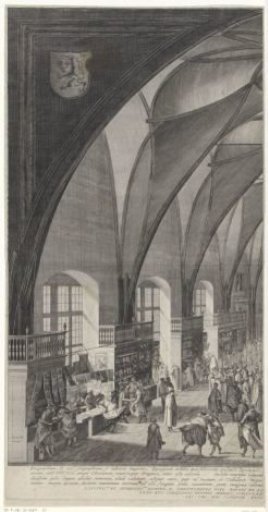 Fair in the Vladislav Hall in Prague (Left Sheet)