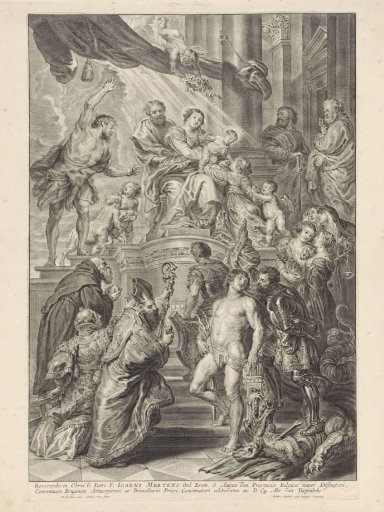 The Virgin and Child Adored by Saints